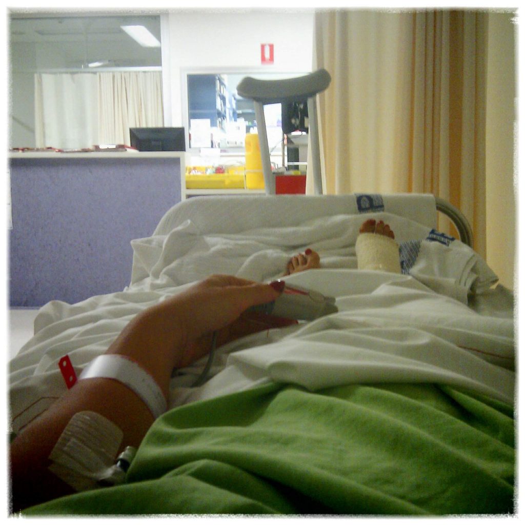 hospital bed